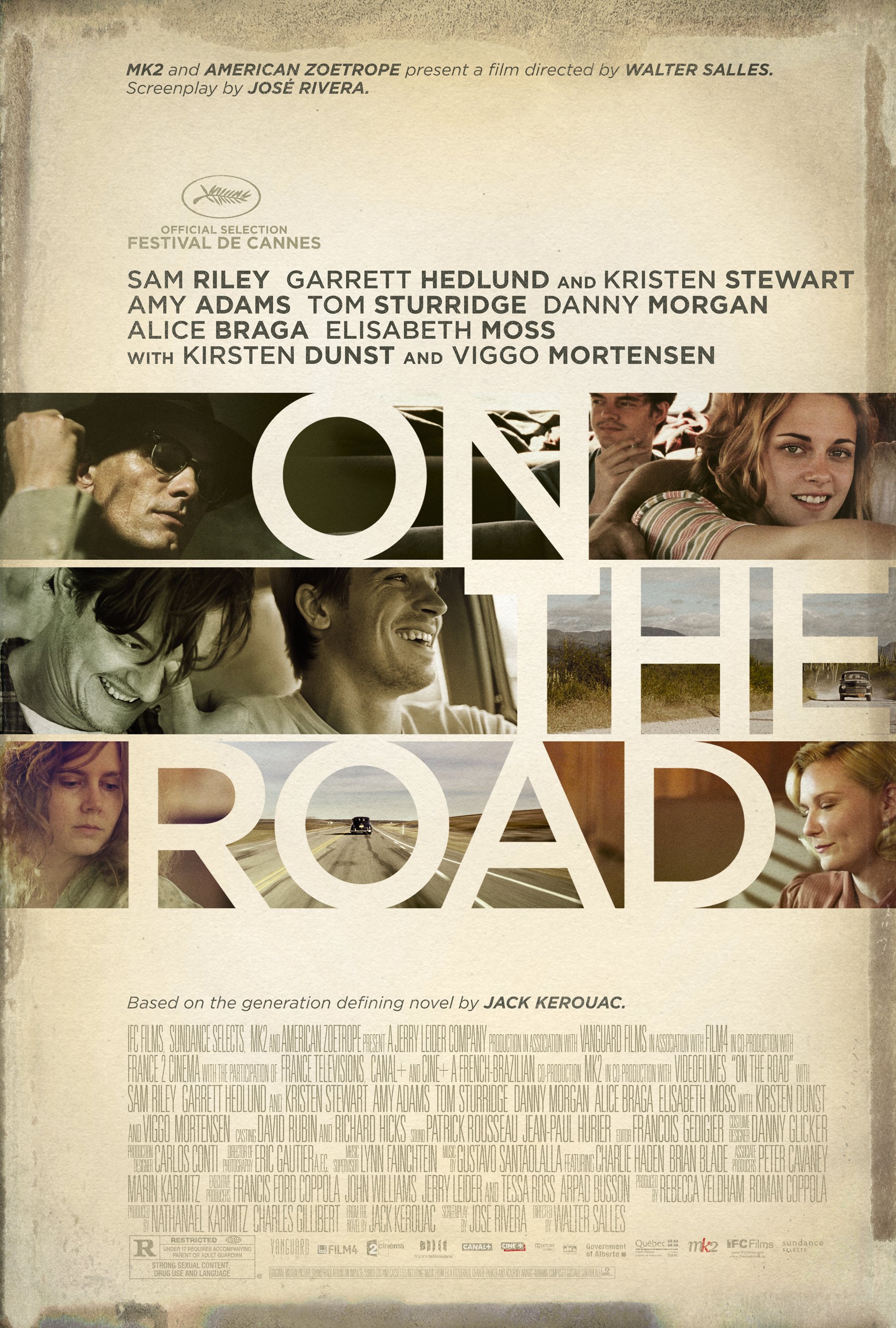 L'affiche du film On the Road