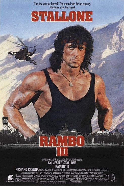 L'affiche du film Rambo 3