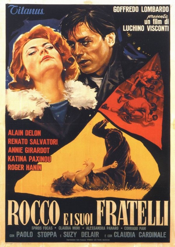 Italian poster of the movie Rocco e i suoi fratelli