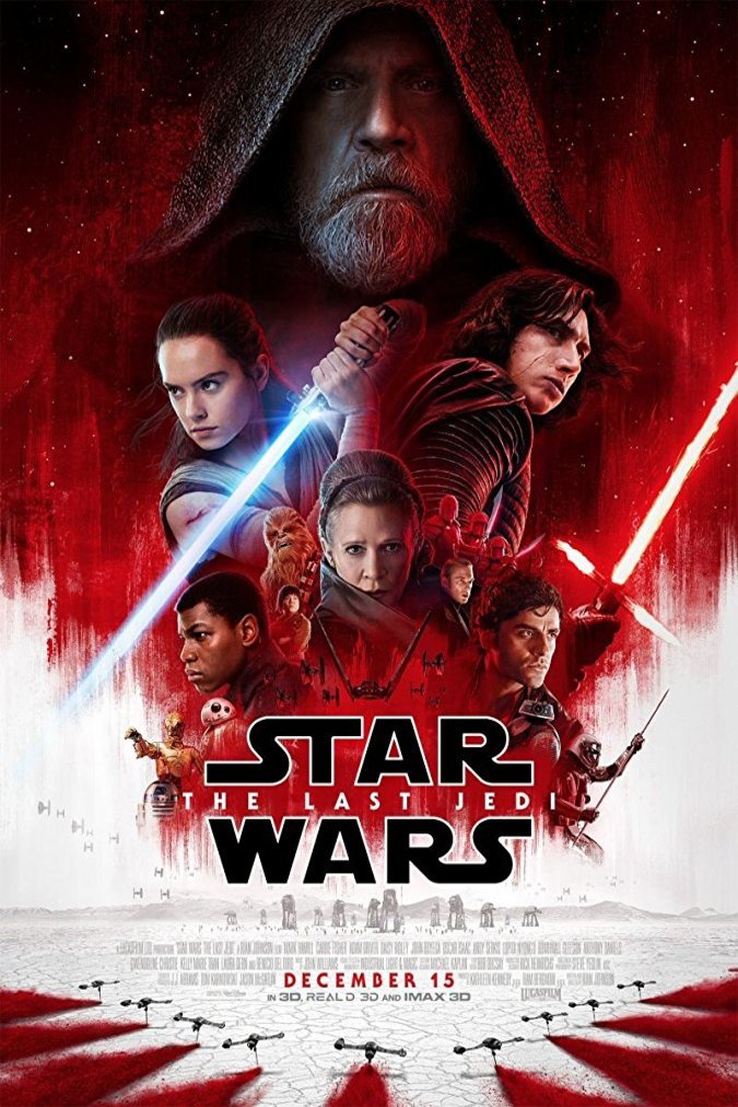 L'affiche du film Star Wars: The Last Jedi