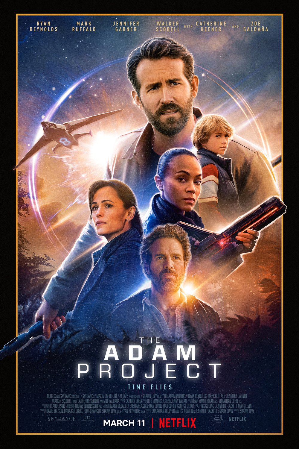 L'affiche du film The Adam Project