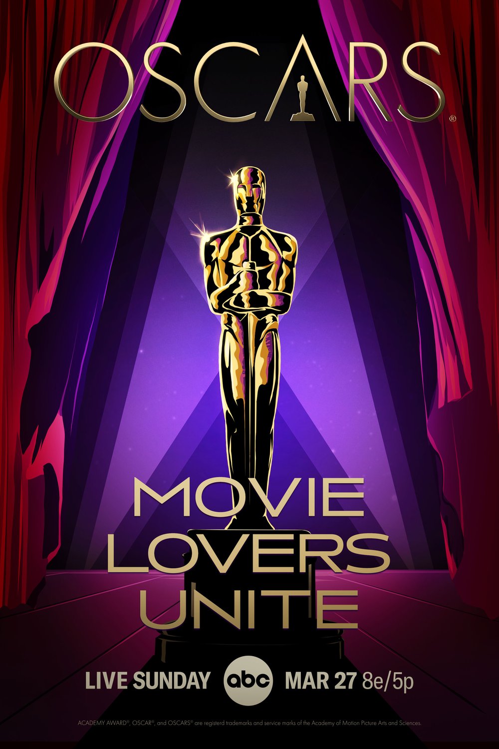 L'affiche du film Les Oscars