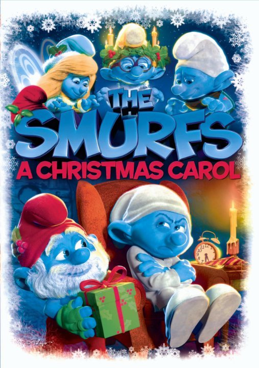 L'affiche du film The Smurfs: A Christmas Carol
