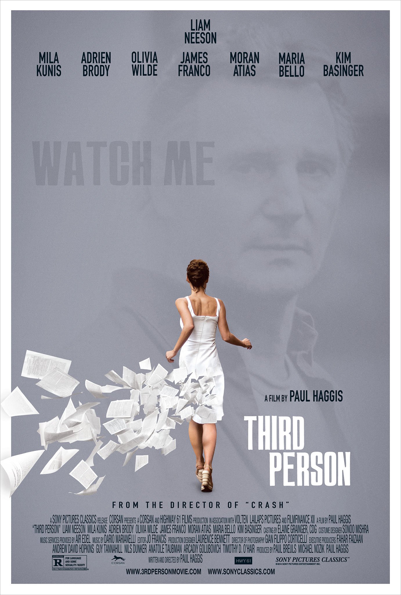 L'affiche du film The Third Person