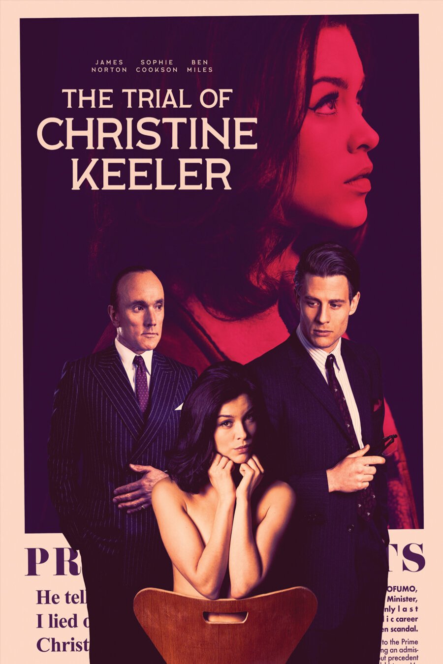 L'affiche du film The Trial of Christine Keeler