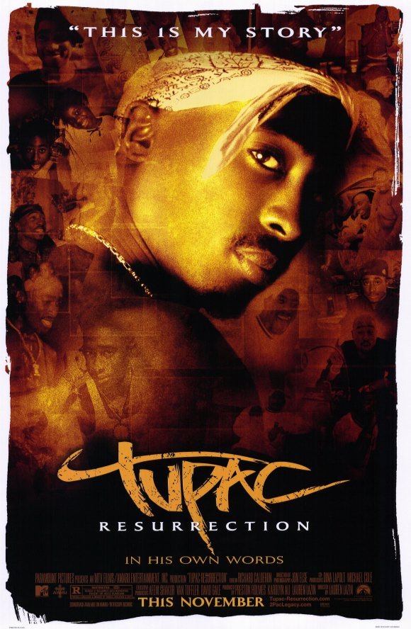 L'affiche du film Tupac: Resurrection