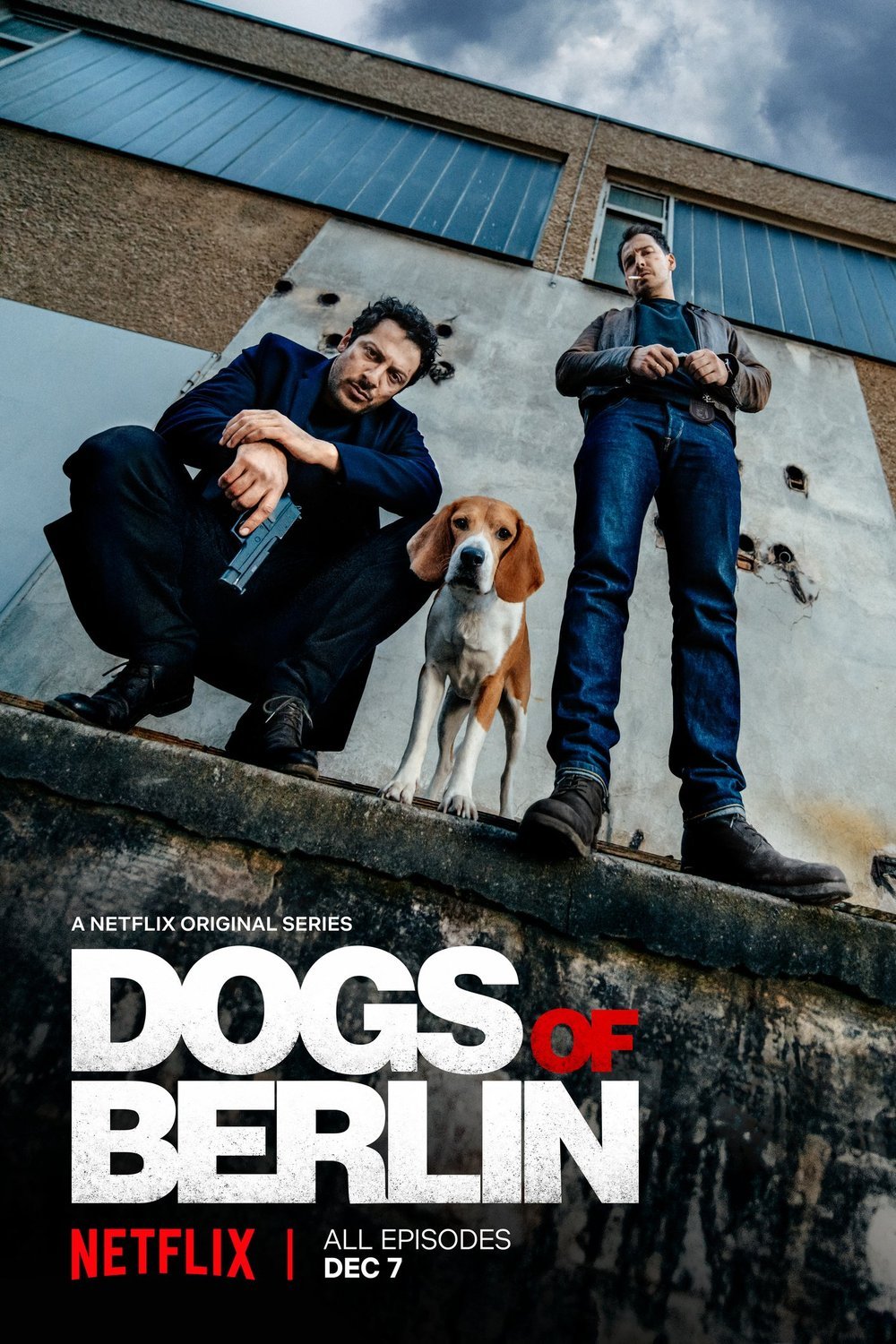 L'affiche originale du film Dogs of Berlin en allemand