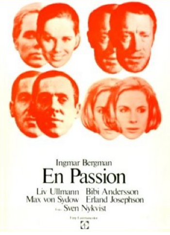 L'affiche originale du film En passion en suédois