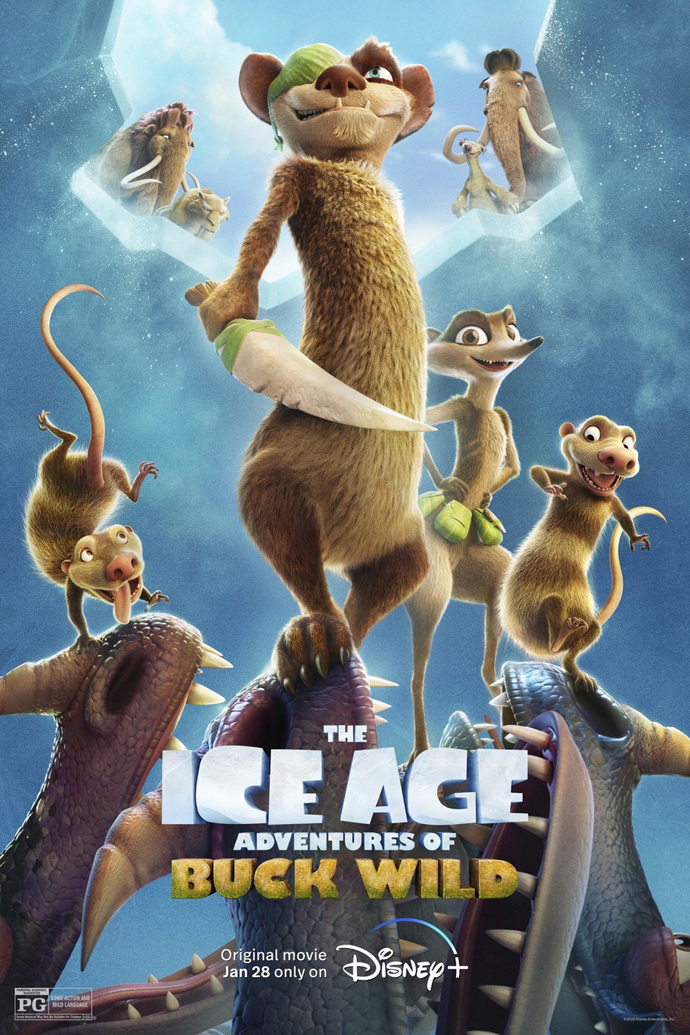 L'affiche du film L'ère de glace: Les aventures de Buck Wild