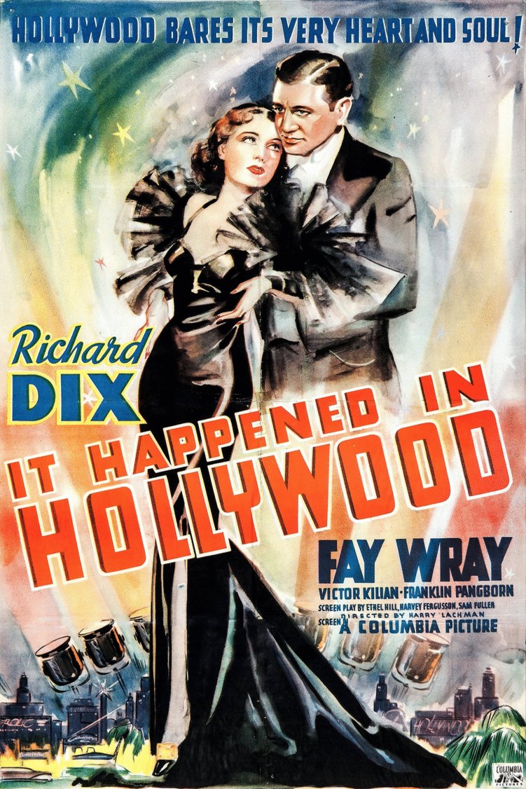 L'affiche du film It Happened in Hollywood