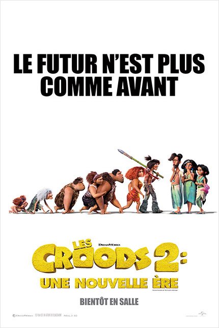 L'affiche du film Les Croods 2: Une nouvelle ère