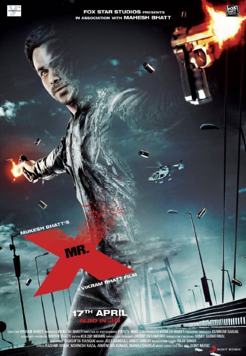 L'affiche originale du film Mr. X en Hindi