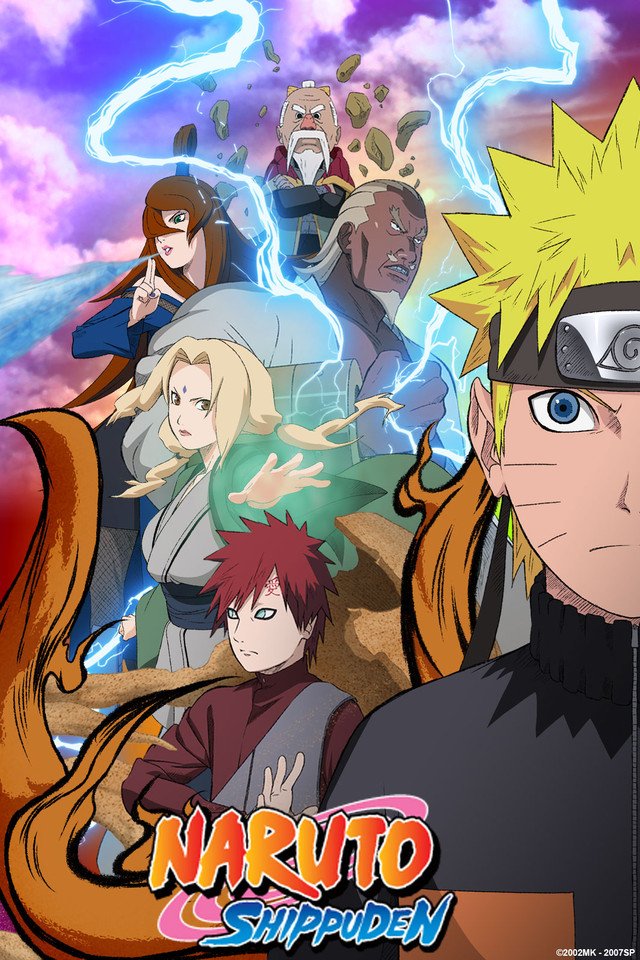 L'affiche originale du film Naruto: Shippûden en japonais