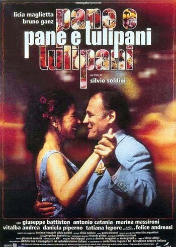 L'affiche originale du film Pain, tulipes et comédie en italien