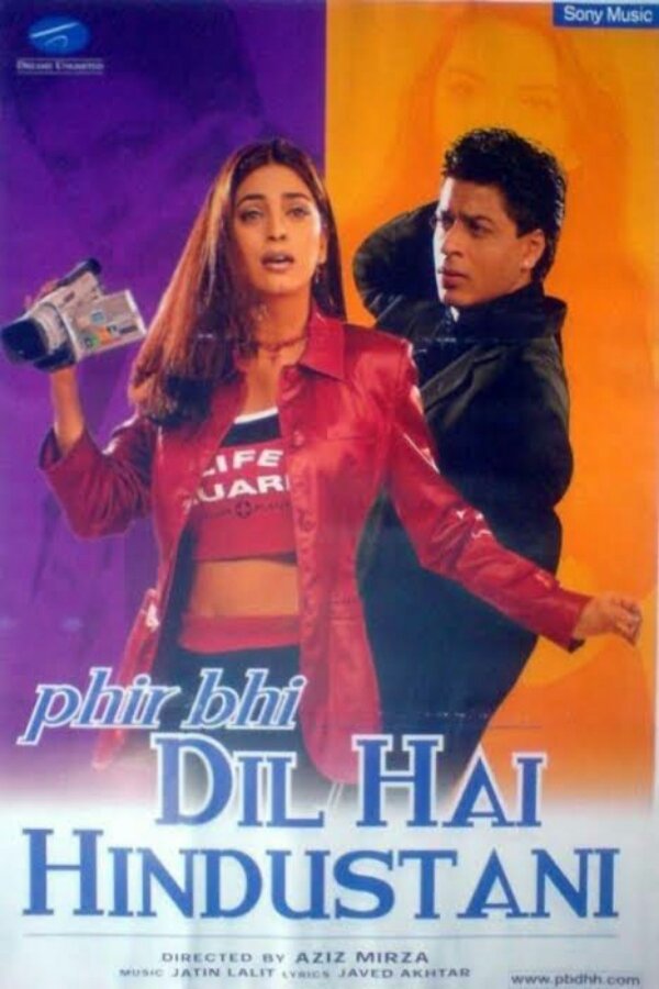 L'affiche originale du film Phir Bhi Dil Hai Hindustani en Hindi