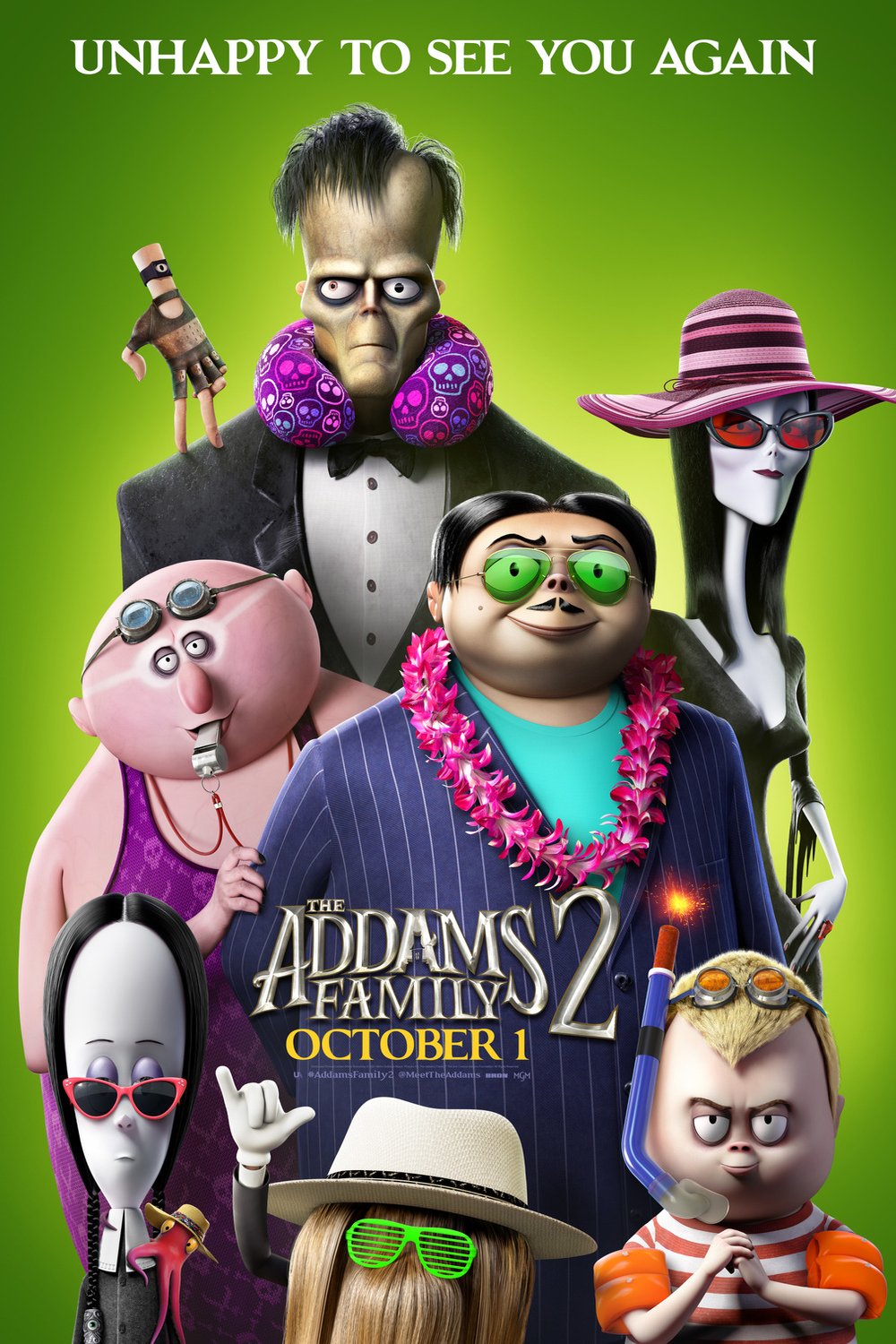 L'affiche du film The Addams Family 2