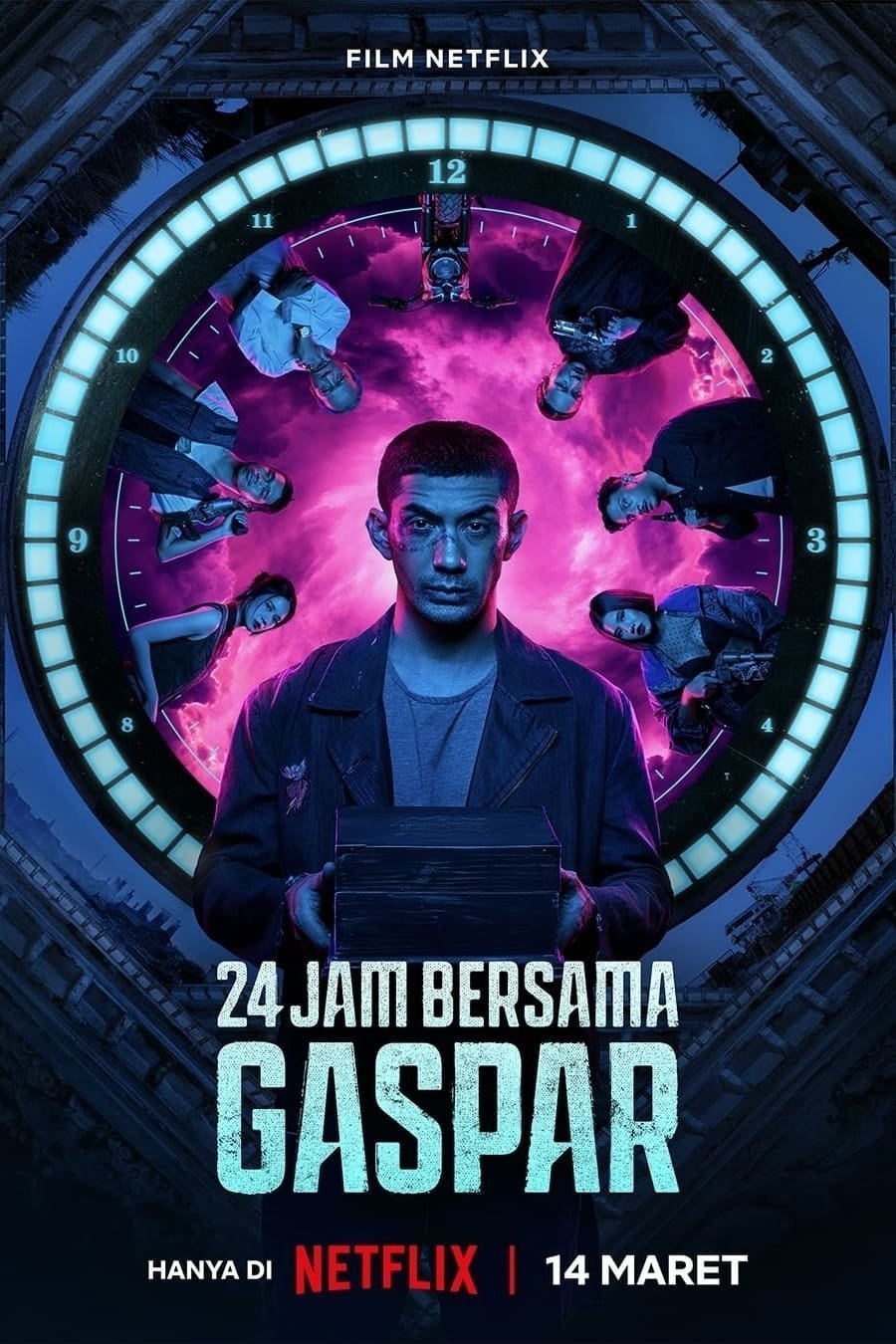 Indonesian poster of the movie 24 Jam Bersama Gaspar