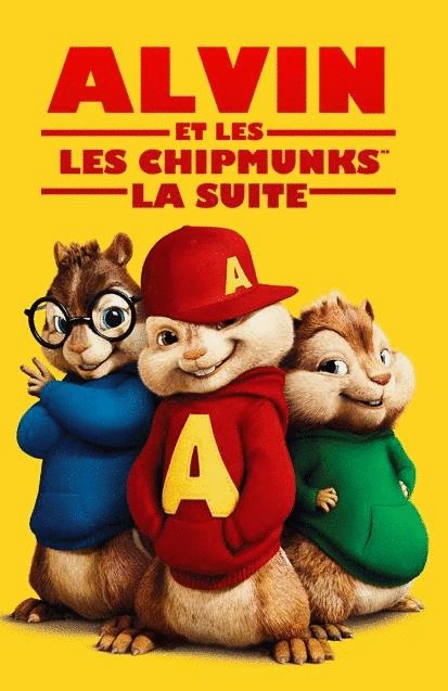 L'affiche du film Alvin et les Chipmunks: La suite