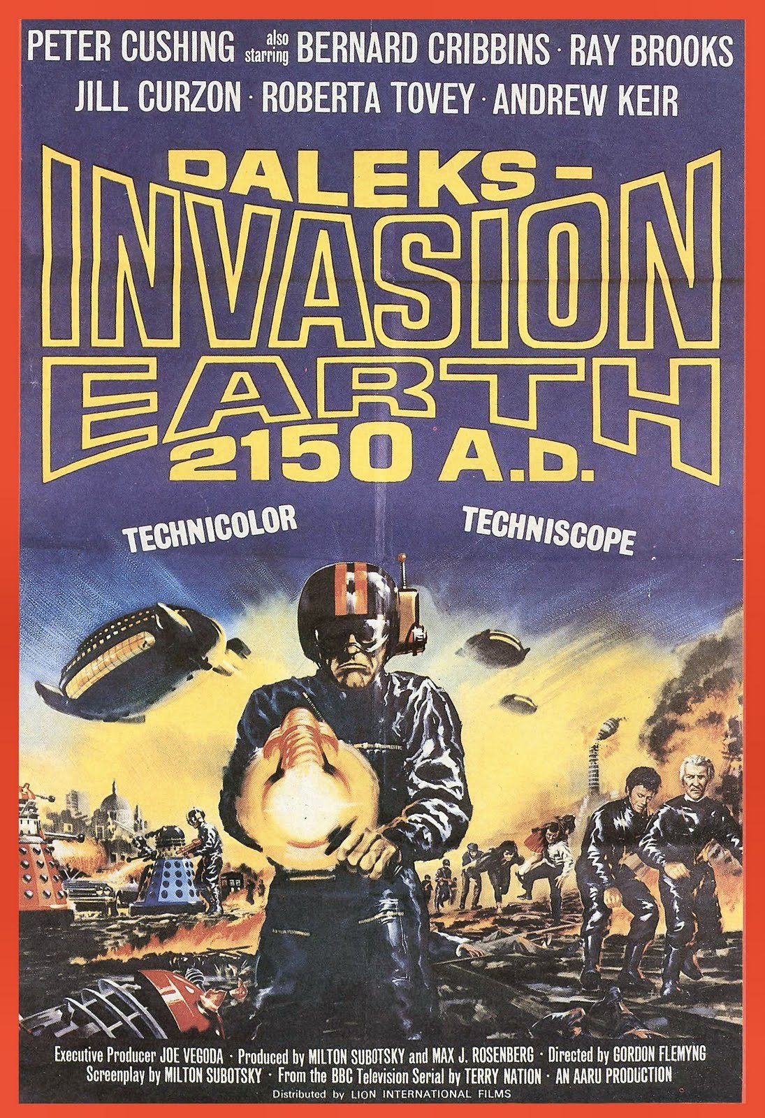 L'affiche du film Daleks' Invasion Earth: 2150 A.D.