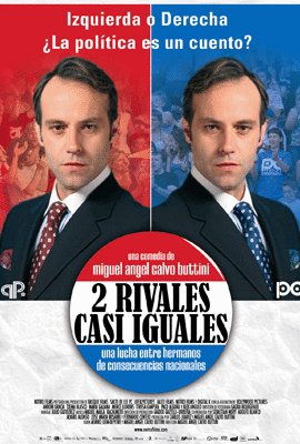 L'affiche originale du film Dos rivales casi iguales en espagnol
