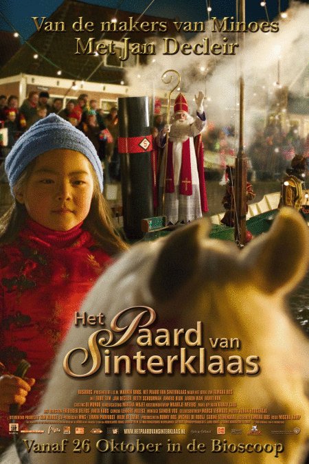 L'affiche originale du film Le Cheval de Saint-Nicolas en hollandais
