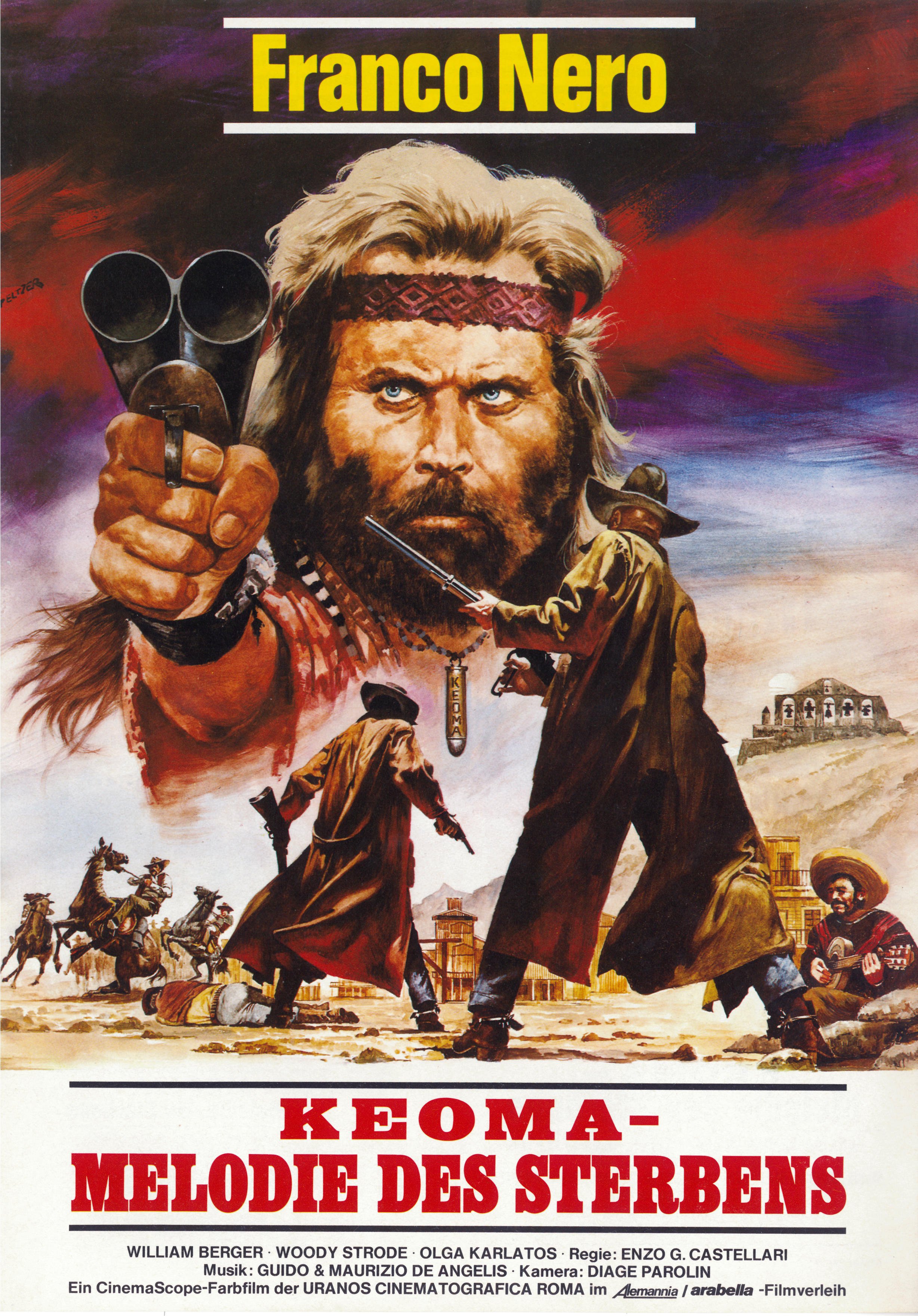 L'affiche originale du film Keoma en italien