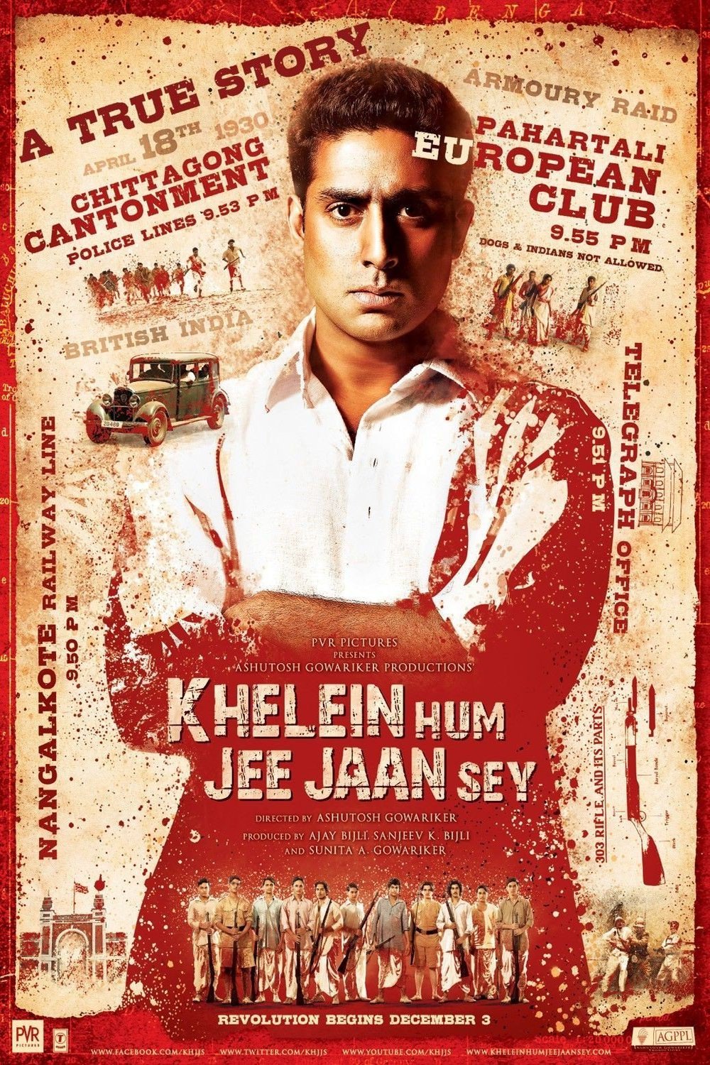 L'affiche du film Khelein Hum Jee Jaan Sey