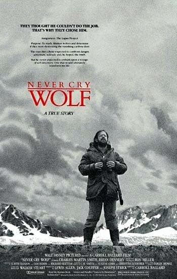 L'affiche du film Never Cry Wolf
