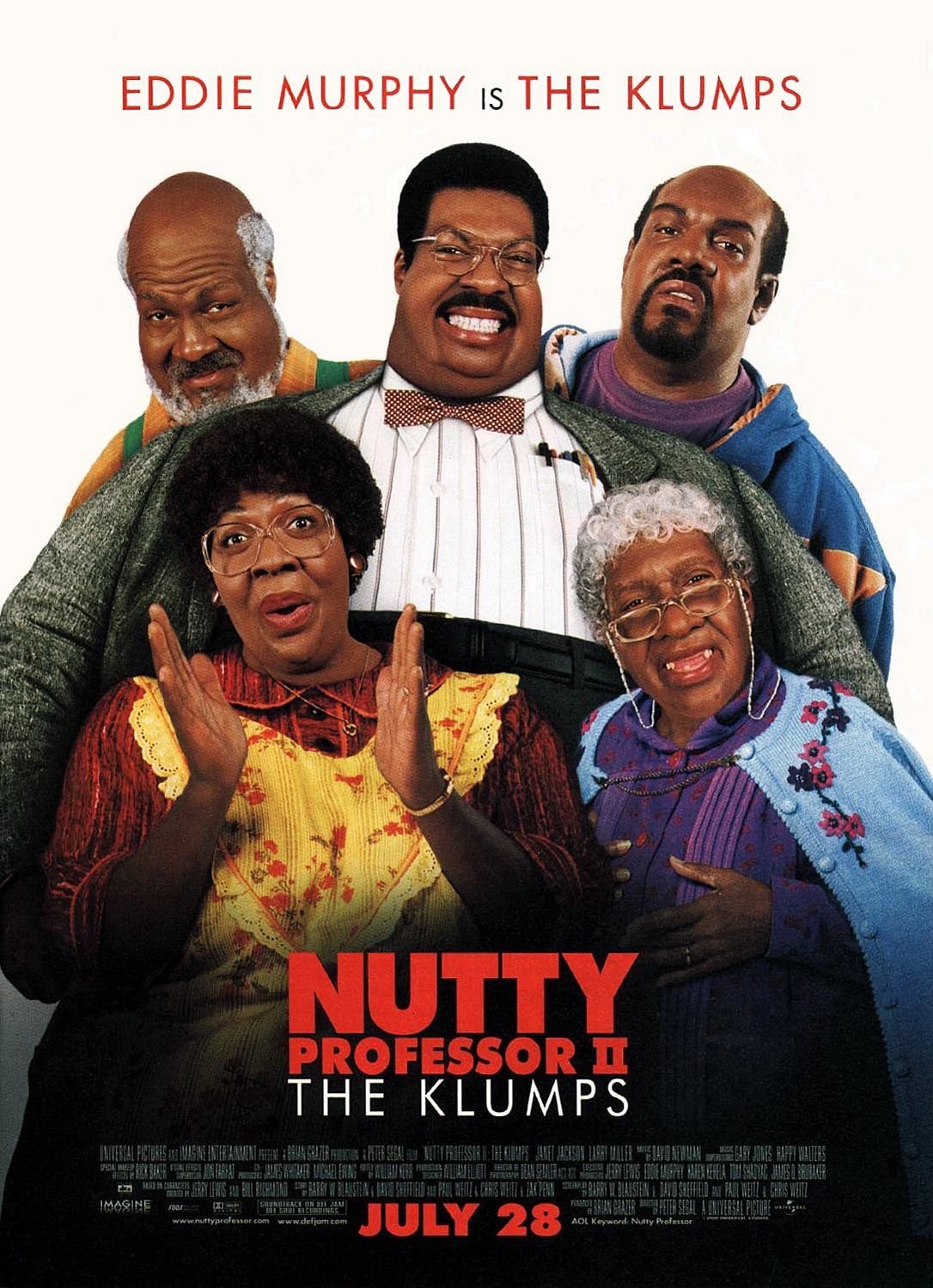 L'affiche du film Nutty Professor 2: The Klumps
