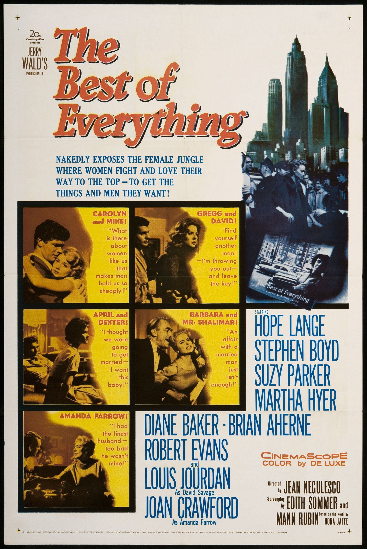 L'affiche du film The Best of Everything