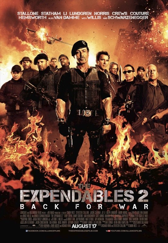 L'affiche du film The Expendables 2