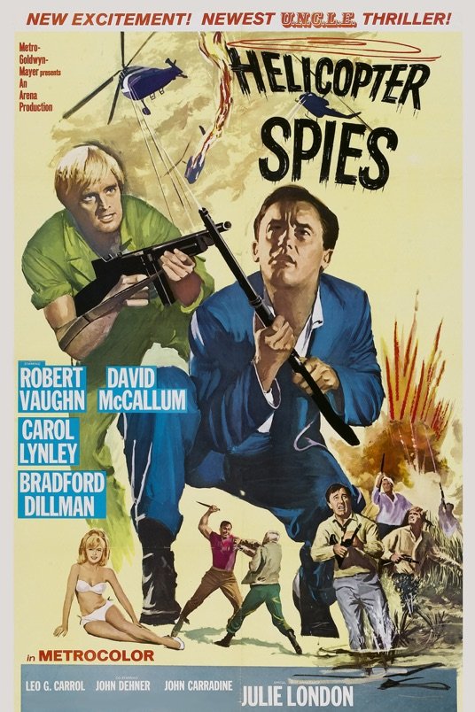 L'affiche du film The Helicopter Spies