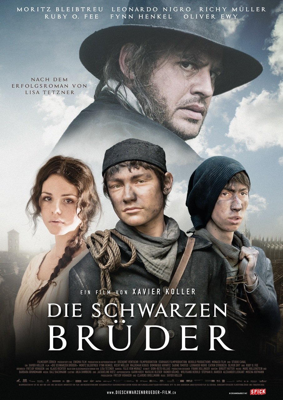 L'affiche originale du film Die schwarzen Brüder en allemand