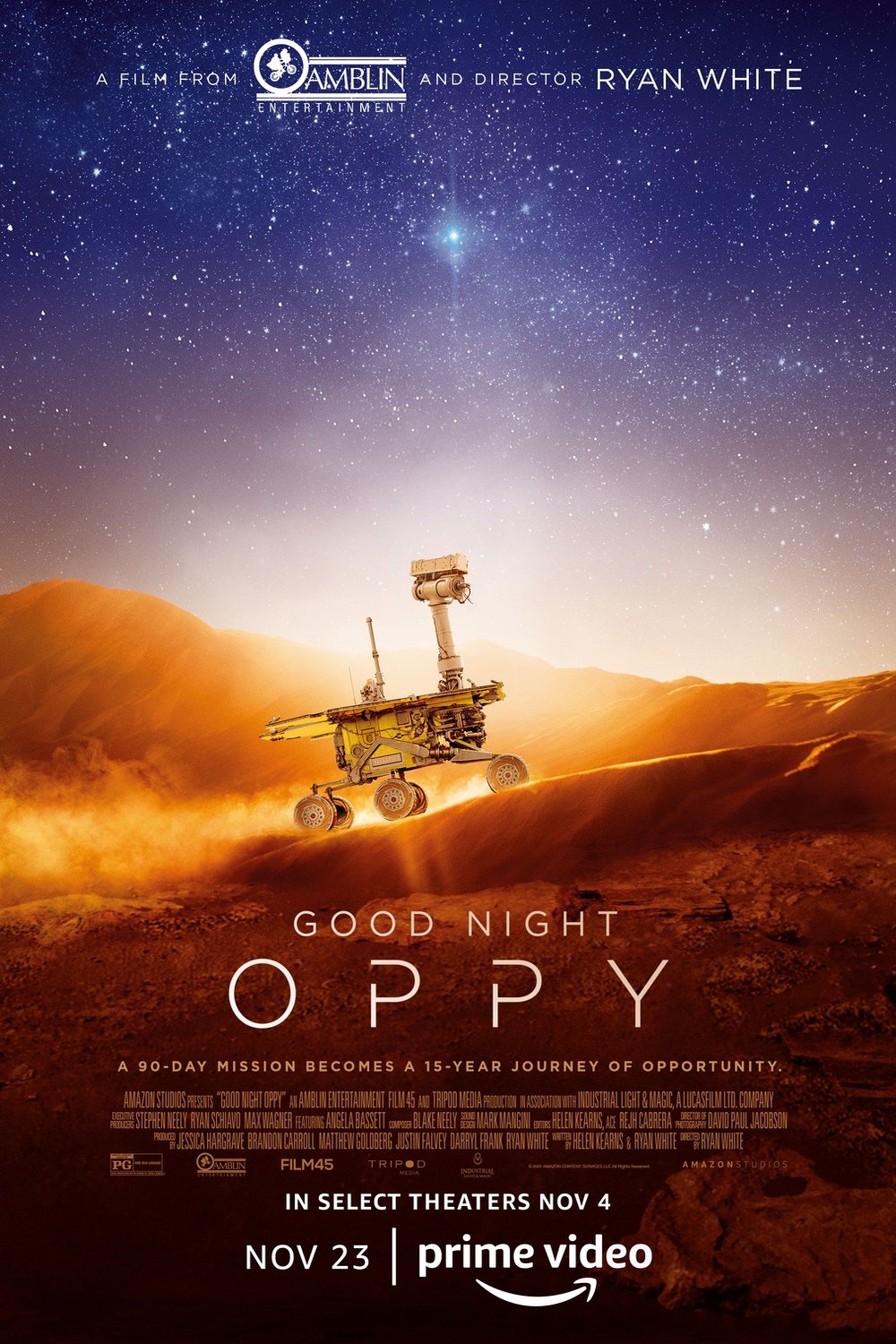 L'affiche du film Good Night Oppy
