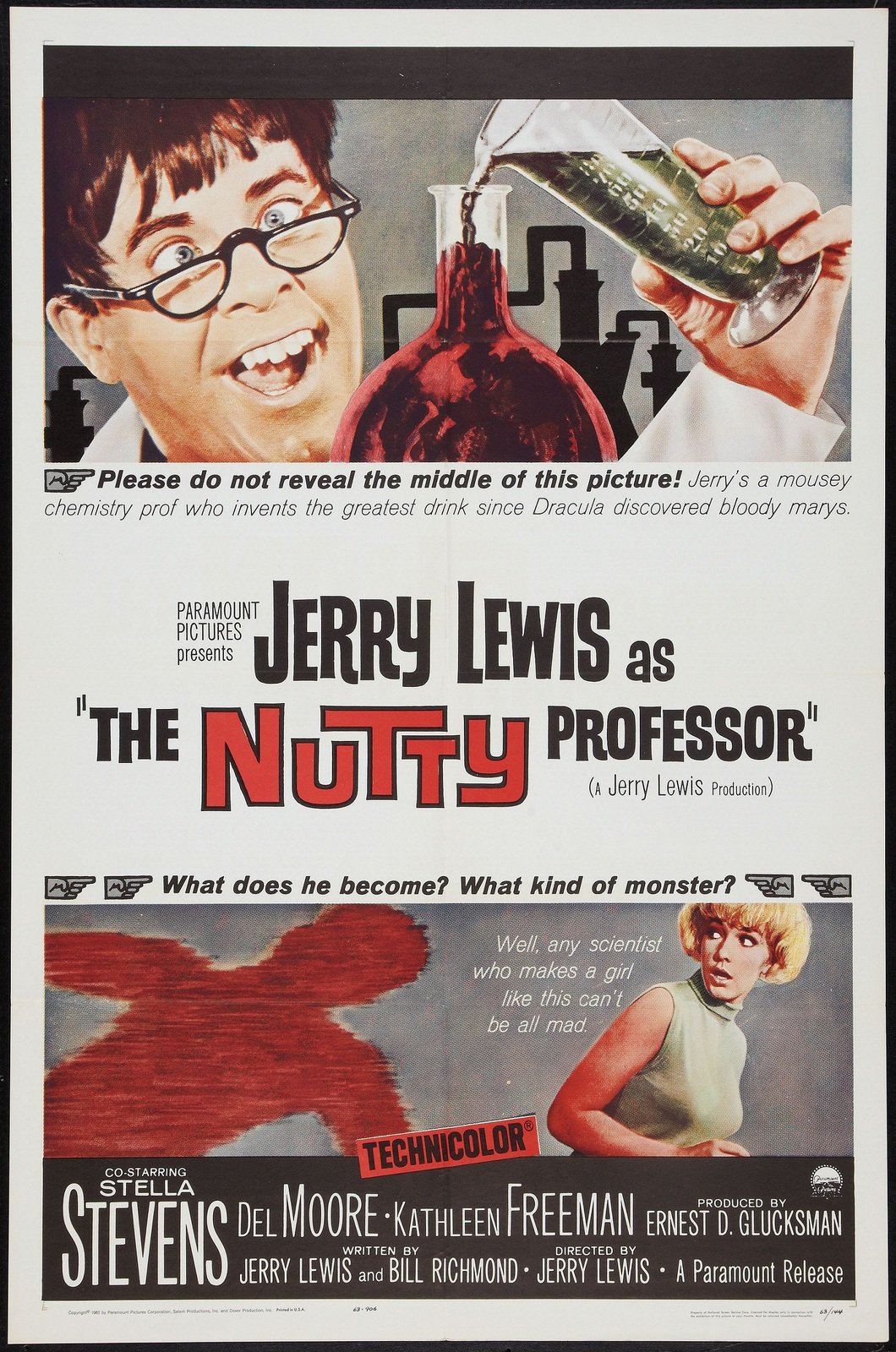 L'affiche du film The Nutty Professor