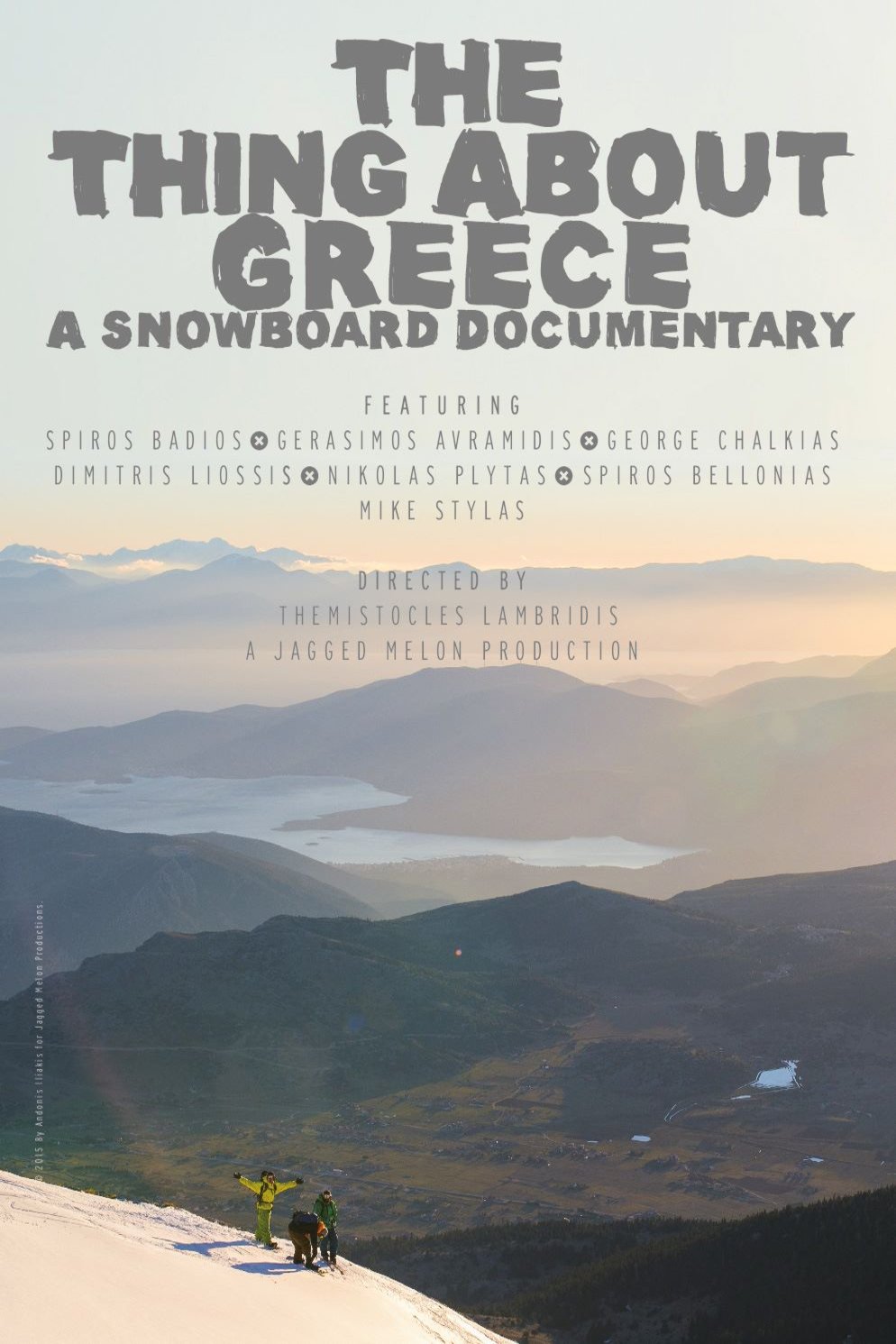 L'affiche du film The Thing About Greece... A Snowboard Documentary