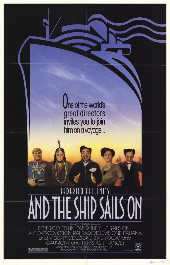 L'affiche du film And the Ship Sails on