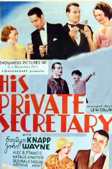L'affiche du film His Private Secretary