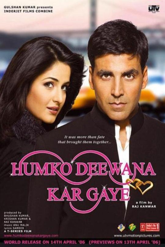 L'affiche originale du film Hum Ko Deewana Kar Gaye en Hindi