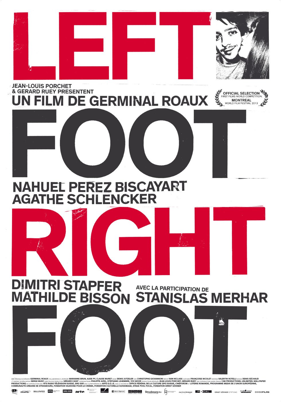 French poster of the movie Left Foot Right Foot