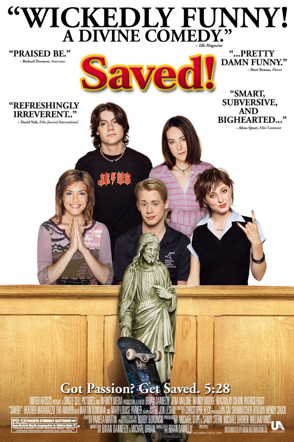L'affiche du film Saved!
