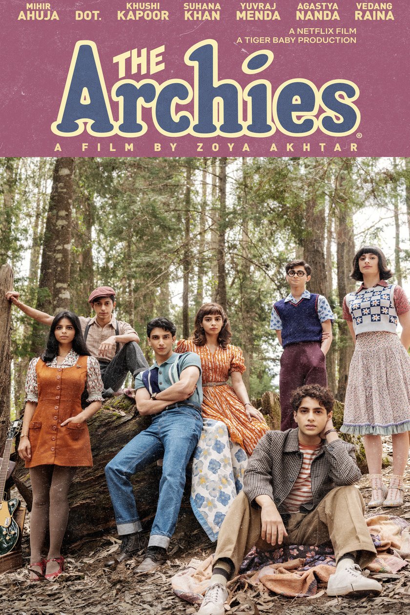 L'affiche originale du film The Archies en Hindi