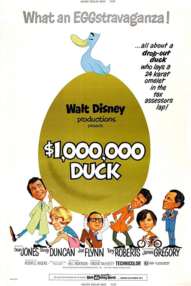 L'affiche du film $1,000,000 Duck