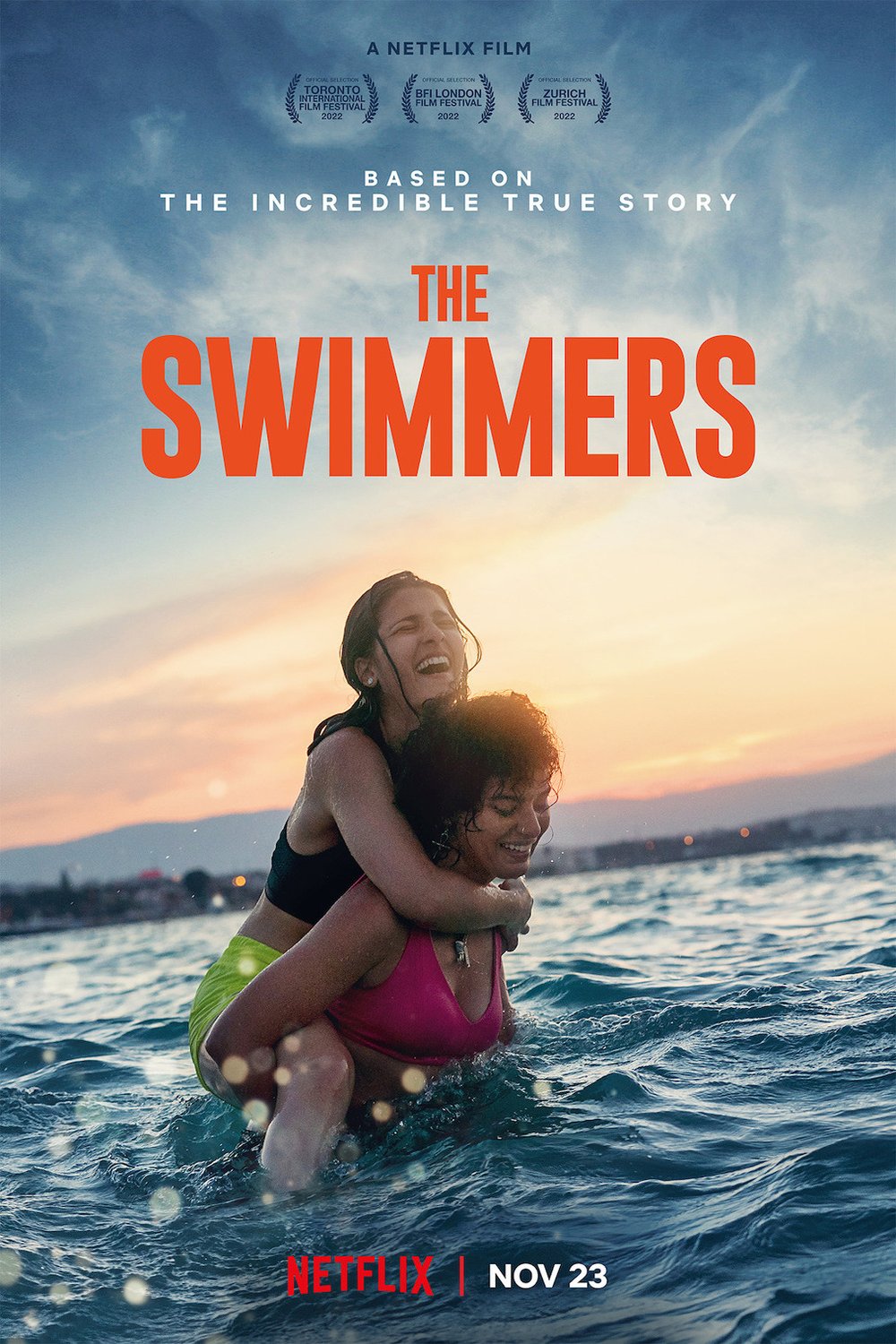 L'affiche du film The Swimmers