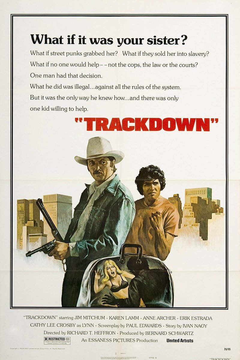 L'affiche du film Trackdown