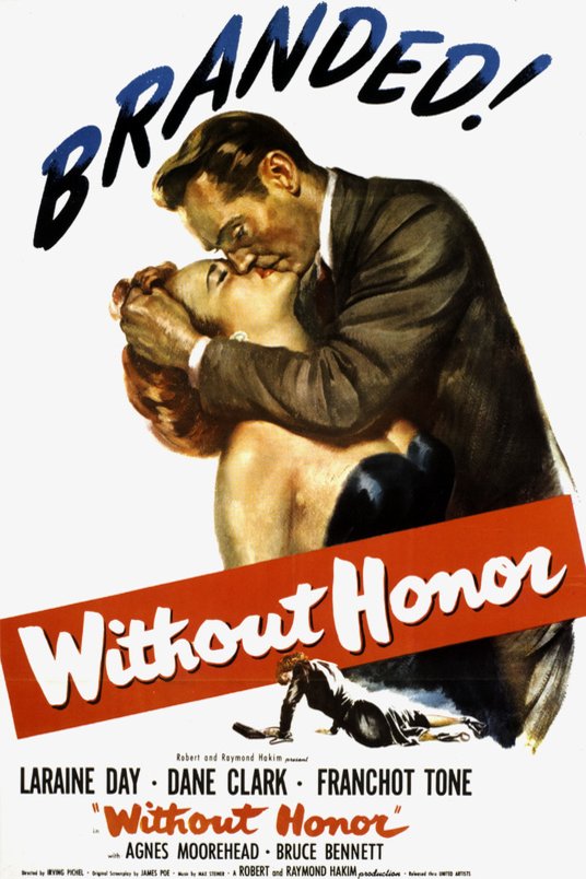 L'affiche du film Without Honor