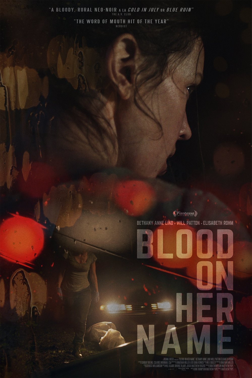 L'affiche du film Blood on Her Name