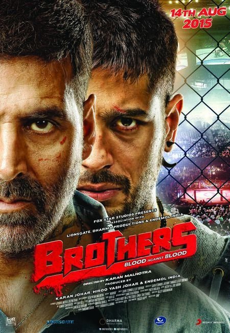 Hindi poster of the movie Brothers: Blood Against Blood