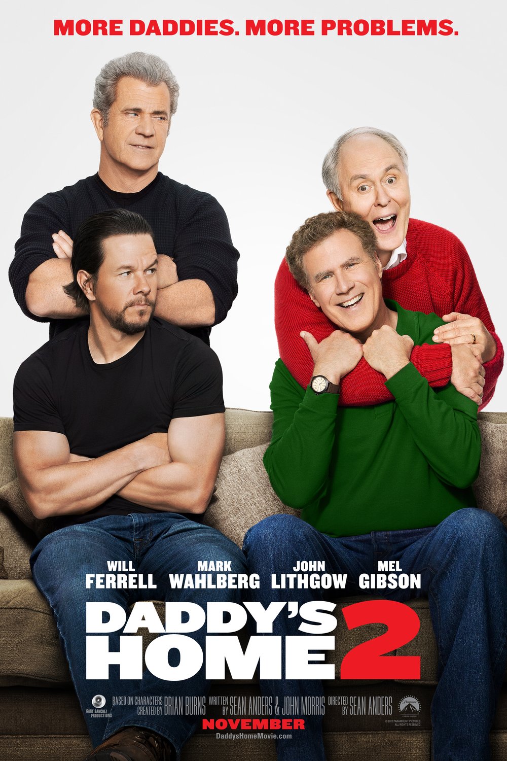 L'affiche du film Daddy's Home 2
