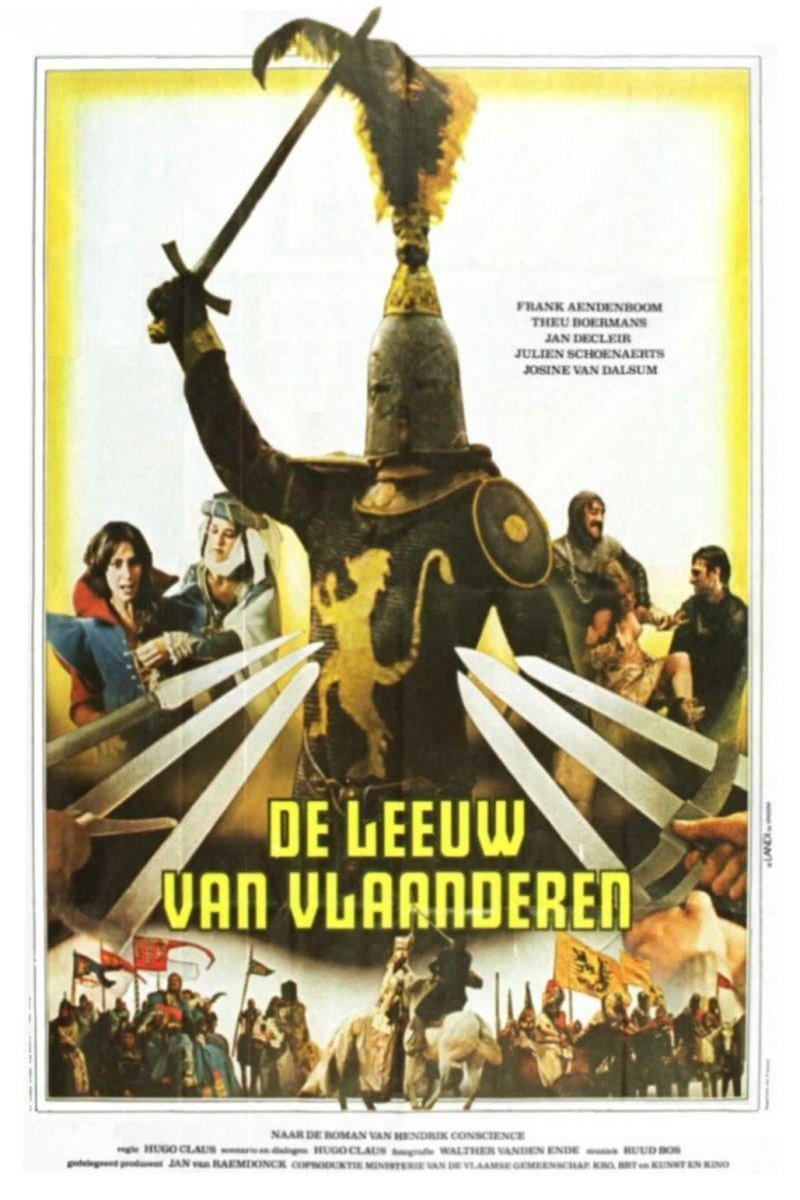 Dutch poster of the movie De leeuw van Vlaanderen